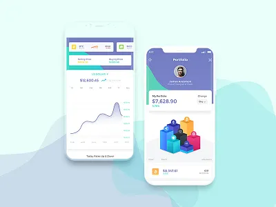 Coinsster App Design app bitcoin crytpo design flat icon illustration ui ux