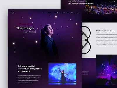 Verity Studios - Website animation design digital drones interactive ui ux web design website