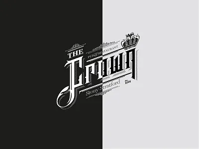 The Crown logo design the crown