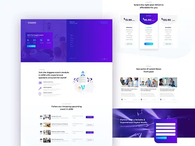 Event Landing business conference event event landing landing