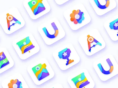 Online education icon brand color design draft art education icon icons identity online website