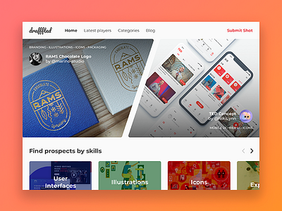 2 Invites Contest Winners... Revealed! blog carousel clean design dribbble invite giveaway invite invites montserrat ui web winners