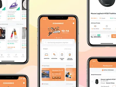 Ecommerce iOS App app complex design ecommerce iphonex mobile ui ux