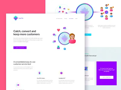 Sage Landing Page ai artificial intelligence css html icons illustration saas ui ux website wordpress