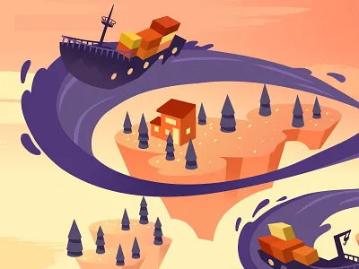 Continuous Shipping Header continuousshipping illustration ships