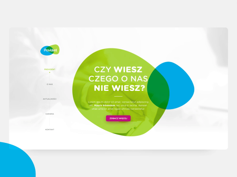 Provident homepage animation design motion design provident ui ux web webdesign website