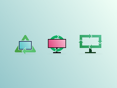 Computer Recycle Icons branding computer icon recycle