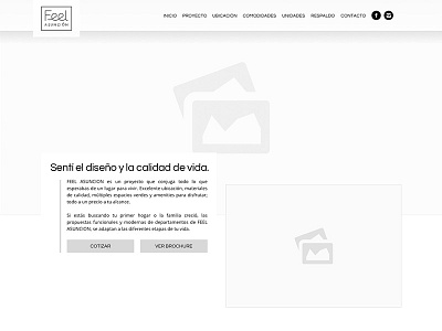 Feel Asuncion Website - UX design developer graphic motion site ui ux web website