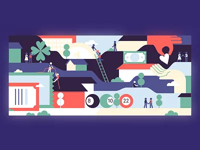 Charity Illustration art artistic charity give hero illustration people