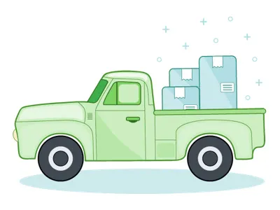 Delivery Available! truck