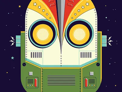 Tin Toy Giant iron giant movie retro robot space toy vintage