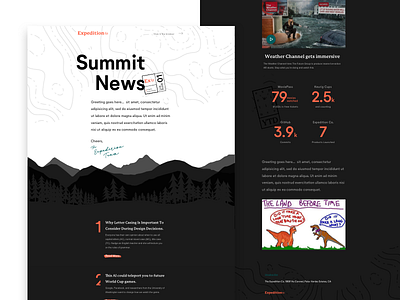 Monthly Newsletter design email illustration newsletter sketch template ui ux