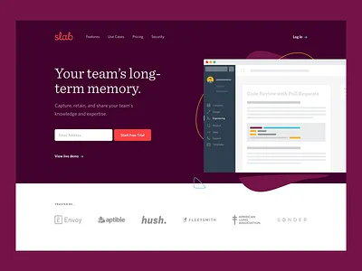 Slab is on Product Hunt! animation app branding design flat icon illustration logo type typography ui ux