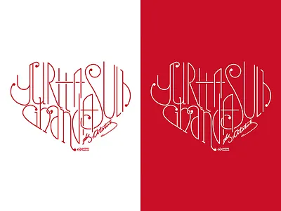 T-shirt design for Turkish Festival graphic design lettering typography