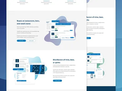 Marketing Website Illustrations alcohol beverage design gradient illustration website