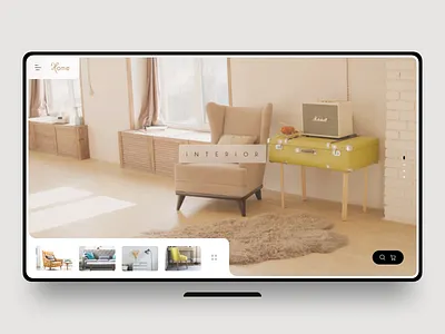 Home Decor design minimal pattern ui website