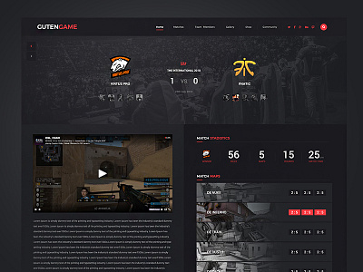 Esport matches page esport esport website game game website gaming gaming website website wordpress wordpress theme