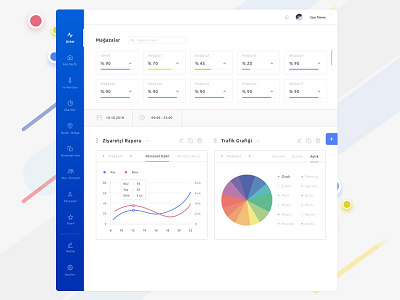 Store Analysis Dashboard account chart company dashboard graphs information management progress bar statistics stats task
