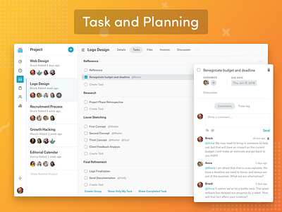 Task And Planning bearbook bearbook. team project task time log