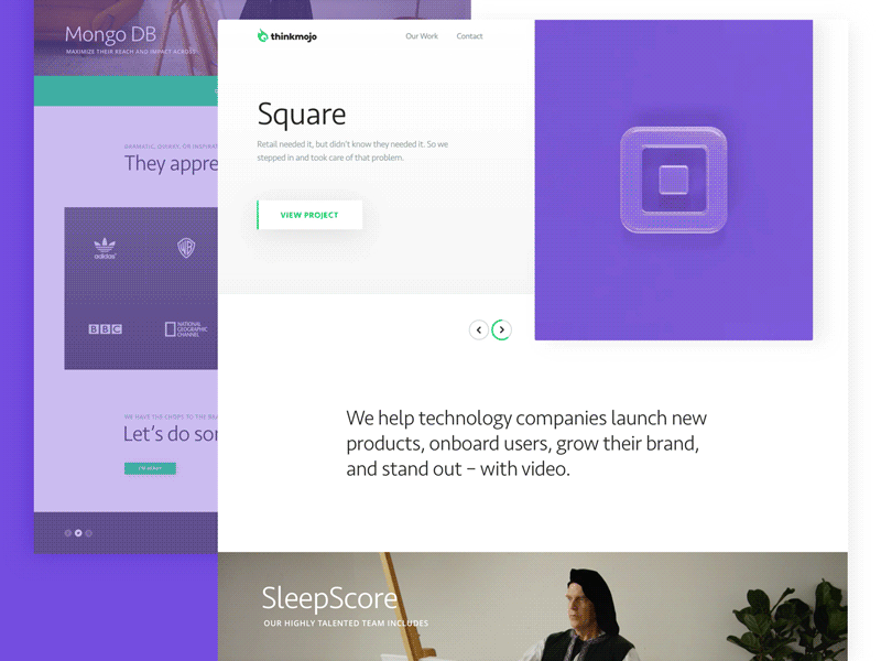 New Website Design for Video Agency digital agency studio video website