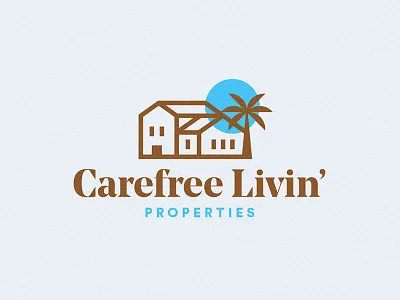 Living care free branding design layout mark print type typography