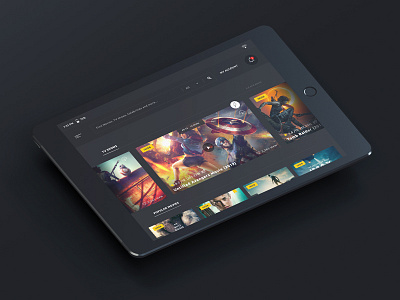 Movies App app darck games marvel mobile movies psd smooth ui ux white