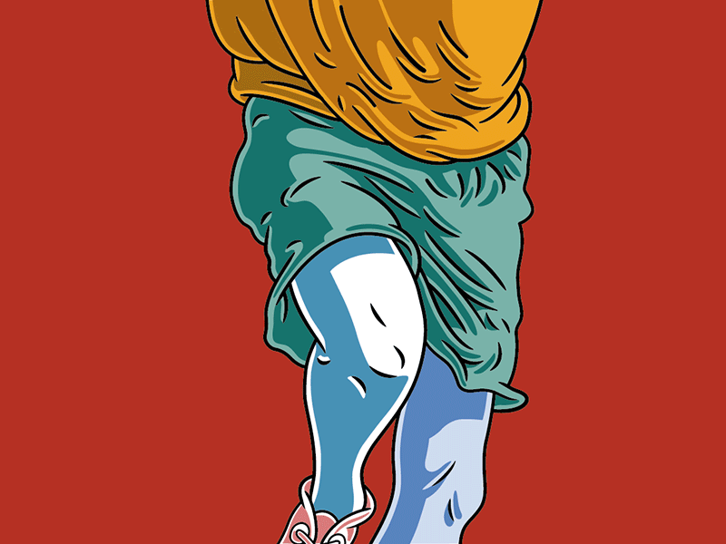 Color study animation gif illustrator loop motion design