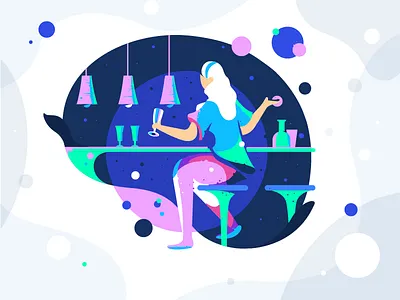 Friday night! art friday night geex arts illustration night office project party party night picture vector work