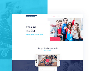 Landing Page - WSB clean debut dribbble hello landing landing page minimal website