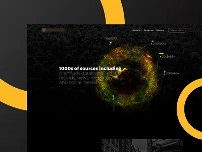 AI based service-Landing page design ai ui ux web