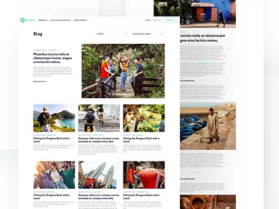 Blog Article Page article page blog blog detail landing news read tour tourist travel ui