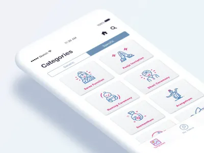 Inviter App app cards invitation inviter list view ui ux