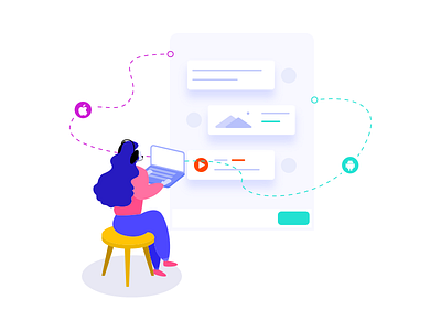 Illustration api colors design flat illustration illustrator support work