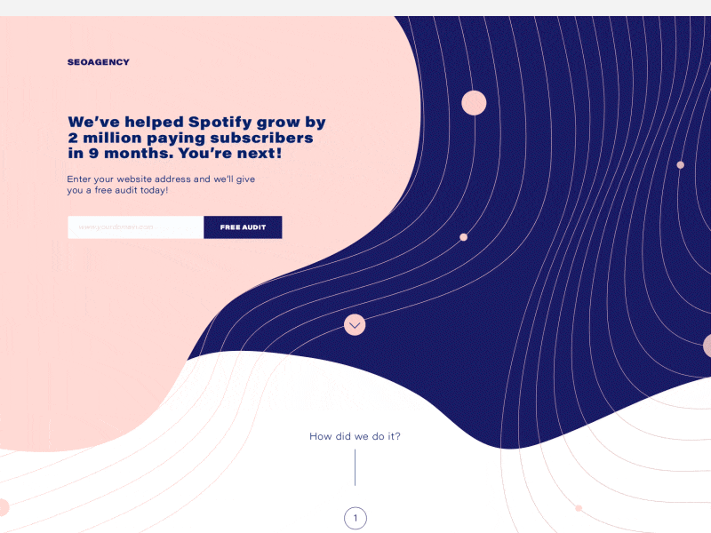 Landing Page Design - Agency agency animation design landing landing page marketing page site