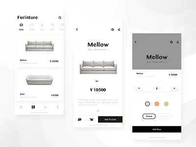 Furniture Shopping Page