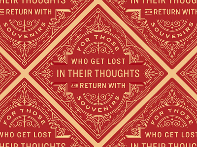 Get Lost detail lettering ornate typography