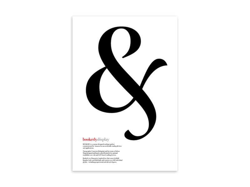 Bookerly Display Poster Series