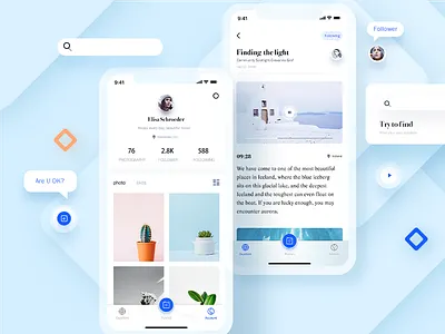 Travel app app blue clean color design font illustration physical social typographic