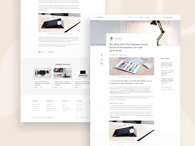 Blog page app ios android blog homepage blog page website header exploration landing page website new popular trend saas b2b crypto trending product typography concept user experience ux user interface ui web design template