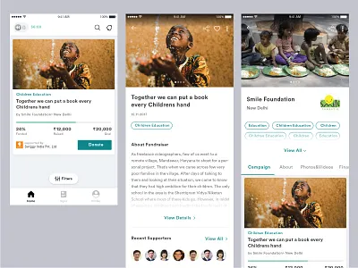 NGO Fund Raising App crowd funding donation donation app fund raising helping ngo