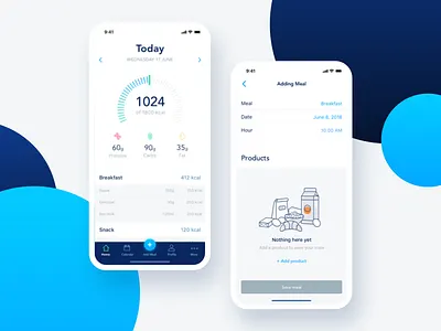 Nutrition App for iOS app diary diet fitness food health ios nutrition