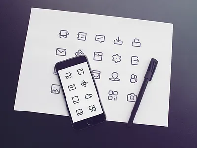 Icon a card icon ui ux