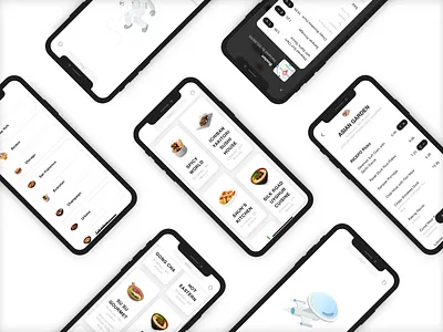 Ricepo App app brand chinese food icon product project ricepo ui ux