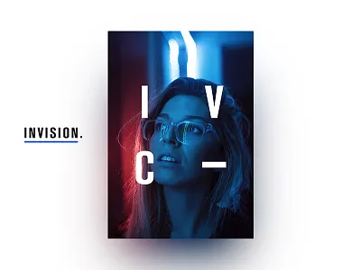 Invision Badge agency badge branding invision logo secondary mark
