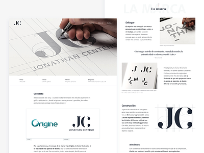 Personal brand - Case study brand branding case study portfolio ui ux webdesign