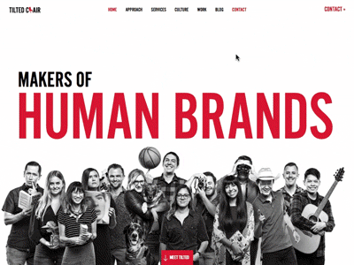 Shot #4901267 alternate gothic austin advertising branding makers of human brands web website design