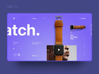 Si™ Daily Ui Design 020 clean graphics design minimal photography shapes typography ui ux