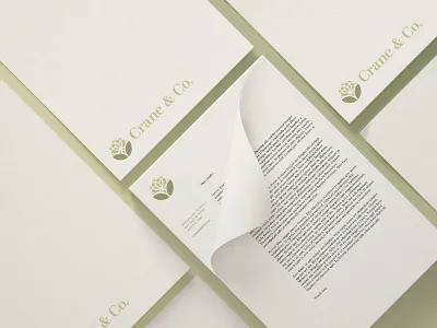 Crane & Co. Letterhead branding cotton graphic design identity letterhead logo stationary type typography walbaum