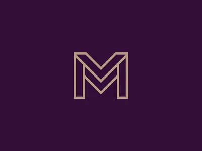 MM Monogram Concept brand identity branding classic logo logo logotype monogram