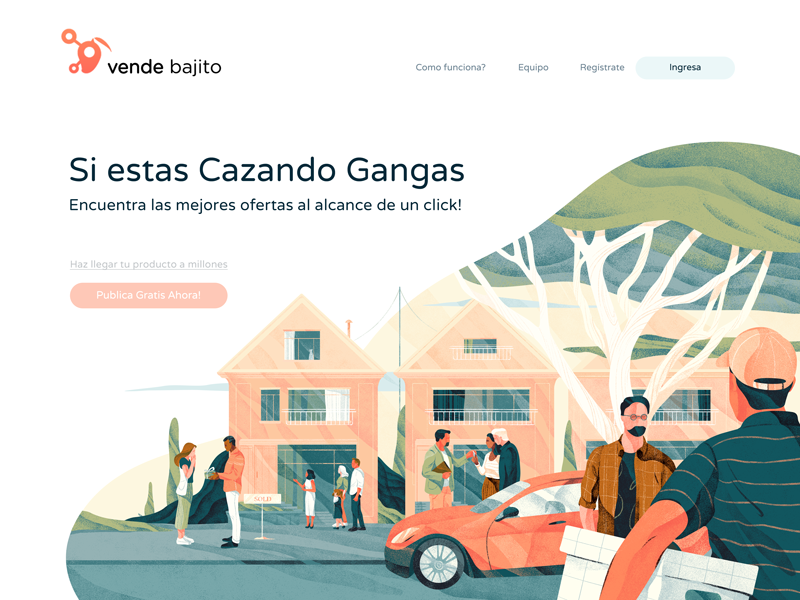 Example of Illustration for the Vende Bajito